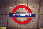 Westminster Tube Sign